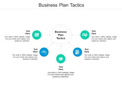 Business plan tactics ppt powerpoint presentation file design templates cpb