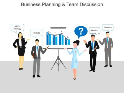 Business planning and team discussion powerpoint images