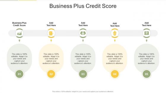 Business Plus Credit Score In Powerpoint And Google Slides Cpb