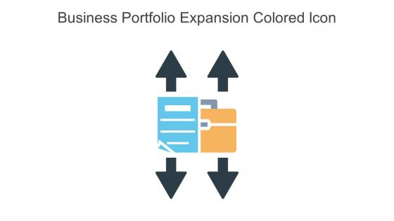 Business Portfolio Expansion Colored Icon In Powerpoint Pptx Png And Editable Eps Format