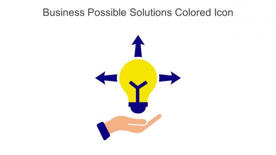 Business Possible Solutions Colored Icon In Powerpoint Pptx Png And Editable Eps Format