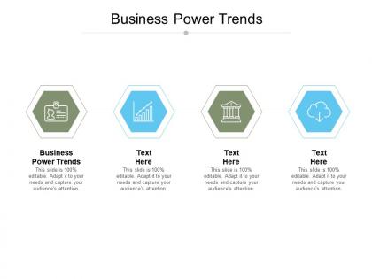 Business power trends ppt powerpoint presentation pictures information cpb