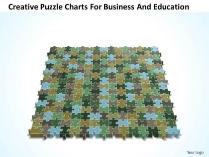 Business powerpoint templates creative sales puzzle charts for and education ppt slides