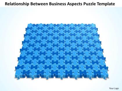 Business powerpoint templates relationship between aspects puzzle sales ppt slides