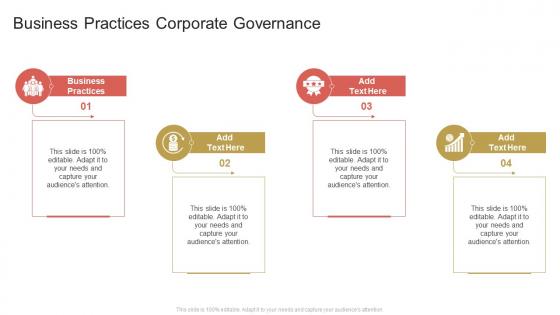 Business Practices Corporate Governance In Powerpoint And Google Slides Cpb