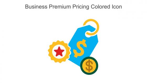 Business Premium Pricing Colored Icon In Powerpoint Pptx Png And Editable Eps Format