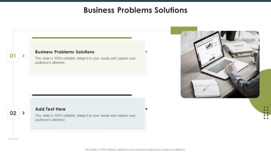 Business Problems Solutions In Powerpoint And Google Slides Cpb