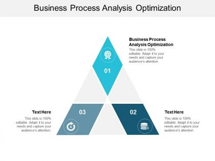 Business process analysis optimization ppt powerpoint presentation infographics layout cpb