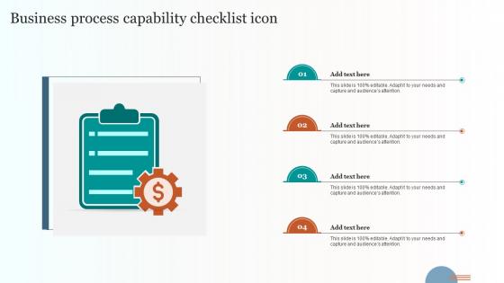 Business Process Capability Checklist Icon