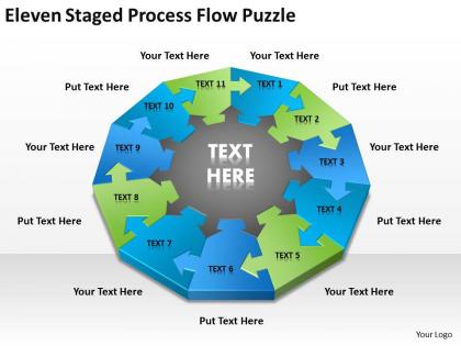 Business process diagrams examples flow puzzle powerpoint templates ppt backgrounds for slides 0515