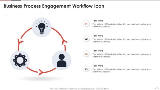 Business Process Engagement Workflow Icon