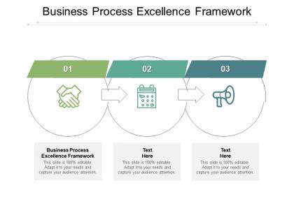 Business process excellence framework ppt powerpoint presentation slides graphics pictures cpb