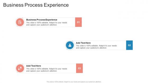 Business Process Experience In Powerpoint And Google Slides Cpb