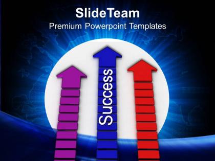 Business process flow templates success global download ppt presentation powerpoint