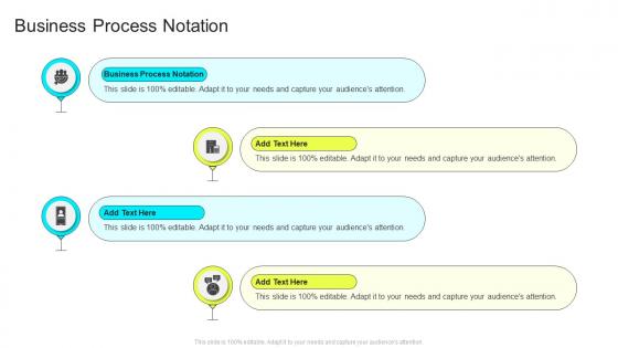 Business Process Notation In Powerpoint And Google Slides Cpb