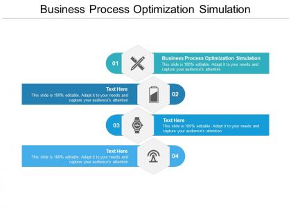 Business process optimization simulation ppt powerpoint presentation show cpb