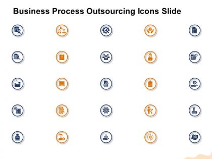 Business process outsourcing icons slide ppt powerpoint presentation ideas clipart