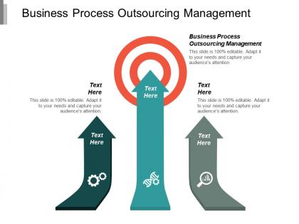 Business process outsourcing management ppt powerpoint presentation model deck cpb