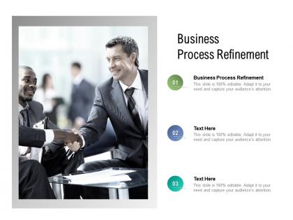 Business process refinement ppt powerpoint presentation icon grid