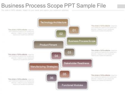 Business process scope ppt sample file