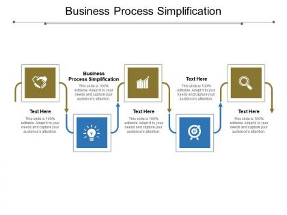Business process simplification ppt powerpoint presentation styles microsoft cpb