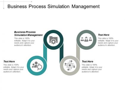 Business process simulation management ppt powerpoint presentation portfolio background designs cpb