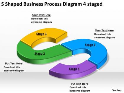Business process workflow diagram examples businesprocesdiagram 4 staged powerpoint templates 0515