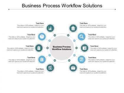 Business process workflow solutions ppt powerpoint presentation icon cpb