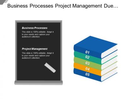 Business processes project management due diligence risk framework cpb