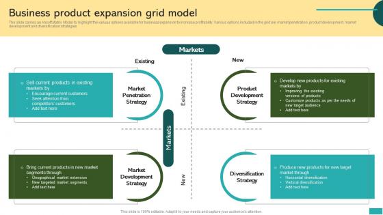 Business Product Expansion Grid Model Global Market Expansion For Product