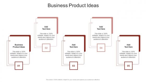 Business Product Ideas In Powerpoint And Google Slides Cpb