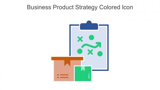 Business Product Strategy Colored Icon In Powerpoint Pptx Png And Editable Eps Format