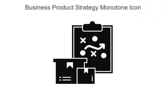 Business Product Strategy Monotone Icon In Powerpoint Pptx Png And Editable Eps Format