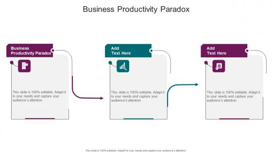 Business Productivity Paradox In Powerpoint And Google Slides Cpb