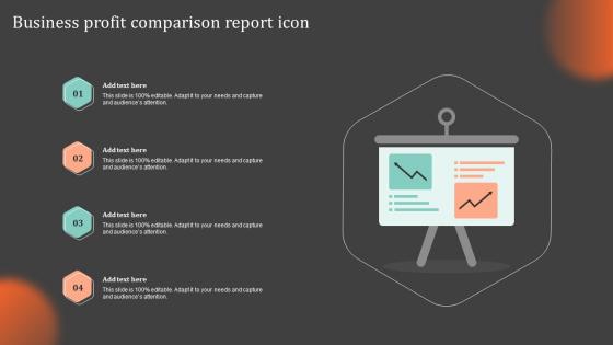 Business Profit Comparison Report Icon