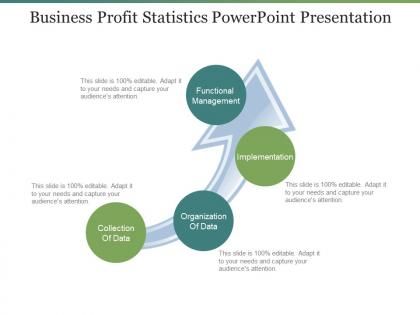 Business profit statistics powerpoint presentation