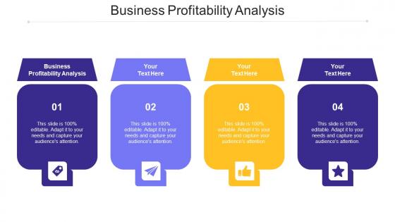 Business Profitability Analysis Ppt Powerpoint Presentation Infographics Example Cpb