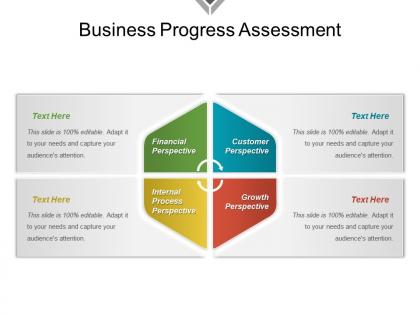 Business progress assessment example of ppt