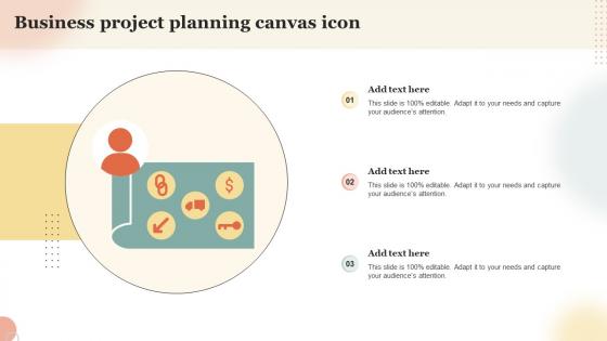 Business Project Planning Canvas Icon