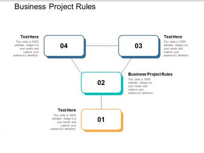 Business project rules ppt powerpoint presentation file diagrams cpb