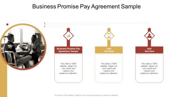 Business Promise Pay Agreement Sample In Powerpoint And Google Slides Cpb