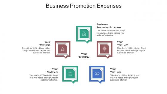 Business promotion expenses ppt powerpoint presentation slides graphic images cpb