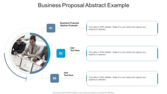 Business Proposal Abstract Example In Powerpoint And Google Slides Cpb