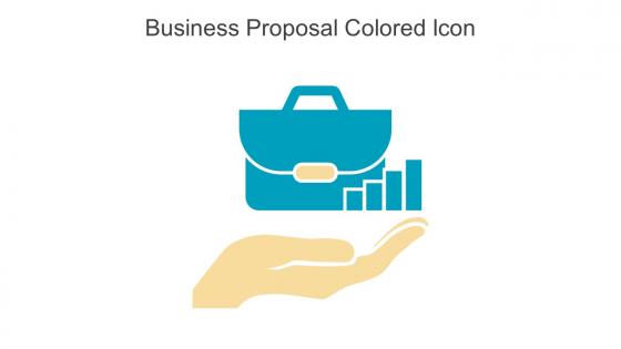 Business Proposal Colored Icon In Powerpoint Pptx Png And Editable Eps Format