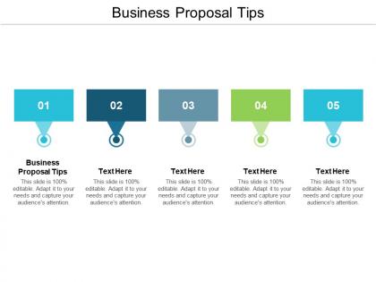 Business proposal tips ppt powerpoint presentation outline portfolio cpb