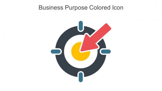 Business Purpose Colored Icon In Powerpoint Pptx Png And Editable Eps Format