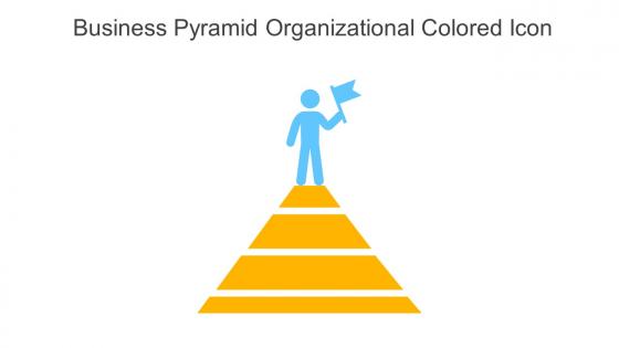 Business Pyramid Organizational Colored Icon In Powerpoint Pptx Png And Editable Eps Format