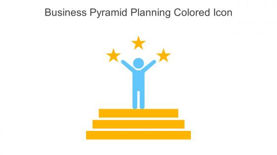 Business Pyramid Planning Colored Icon In Powerpoint Pptx Png And Editable Eps Format