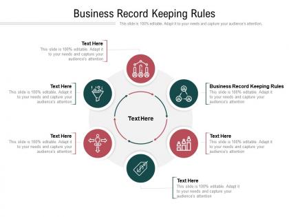 Business record keeping rules ppt powerpoint presentation professional templates cpb