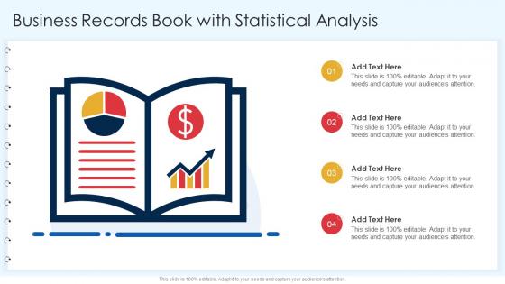 Business Records Book With Statistical Analysis